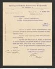 Nachlass Franz Steindachner, Brief von H. Berrer an Franz Steindachner (08.10.1910), Inv.Nr. 24.01, Seite 1